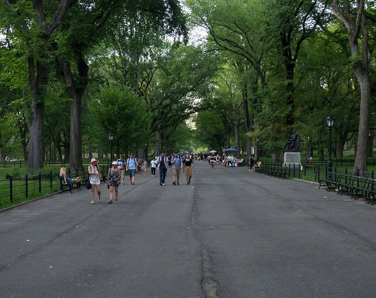The Mall and Literary Walk in Central Park